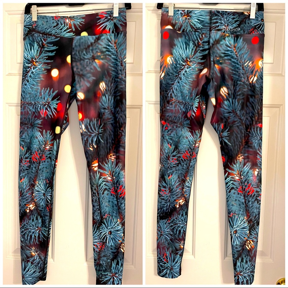 EEUC Eagle Rock WERKSHOP Christmas fir leggings